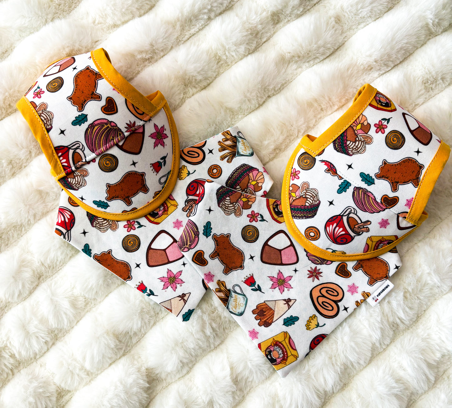 Pan Dulce Cozy Snacks| Bows | Bandanas | Butterfly Bow | Hat | Collars & More