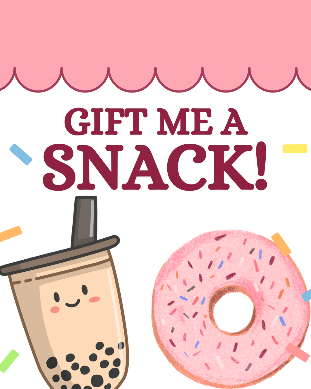 Gift me a drink/snack 🧋✨