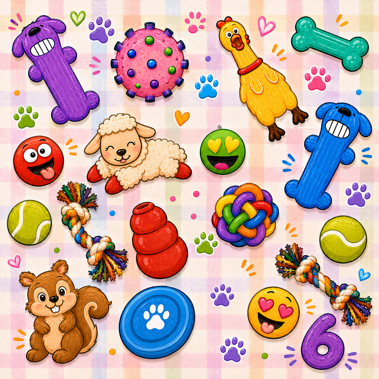 Squeaky 6 Anniversary | Bows | Bandanas | Butterfly Bow | Hat & More