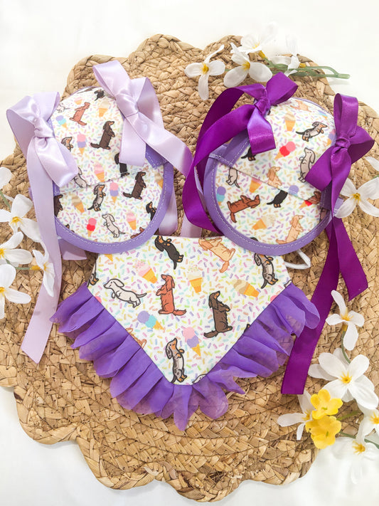 Ice cream Ween | Bows | Bandanas | Butterfly Bow | Hat | Collars & More
