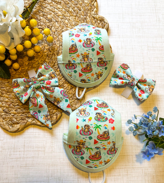 Splashin’ Sausages | Bows | Bandanas | Butterfly Bow | Hat & More