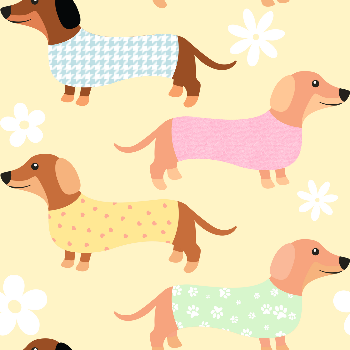Yellow Garden Doxies | Bows | Bandanas | Butterfly Bow | Hat | Collars & More
