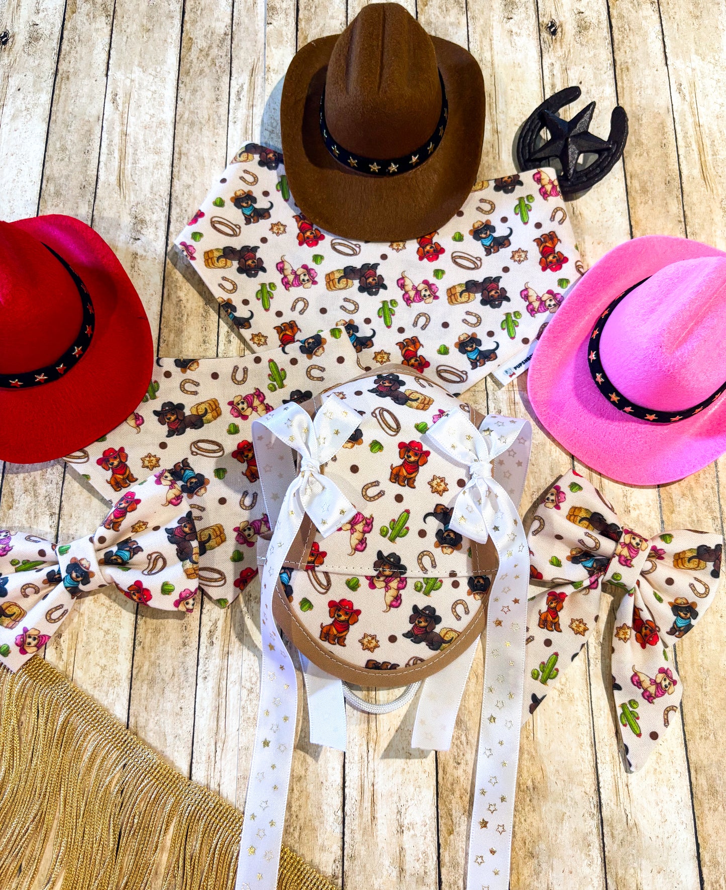 Howdy Wiener | Bows | Bandanas | Butterfly Bow | Hat & More