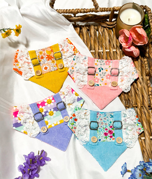 Girl Spring Overalls | Corduroy Overalls| Spring Bows
