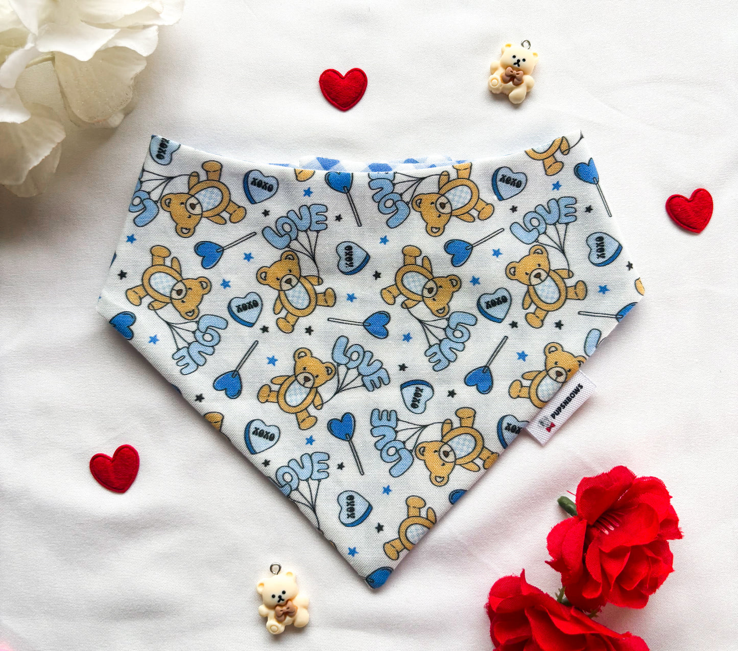 Blueberry Love Bears | Bows | Bandanas | Butterfly Bow | Hat | Collars & More