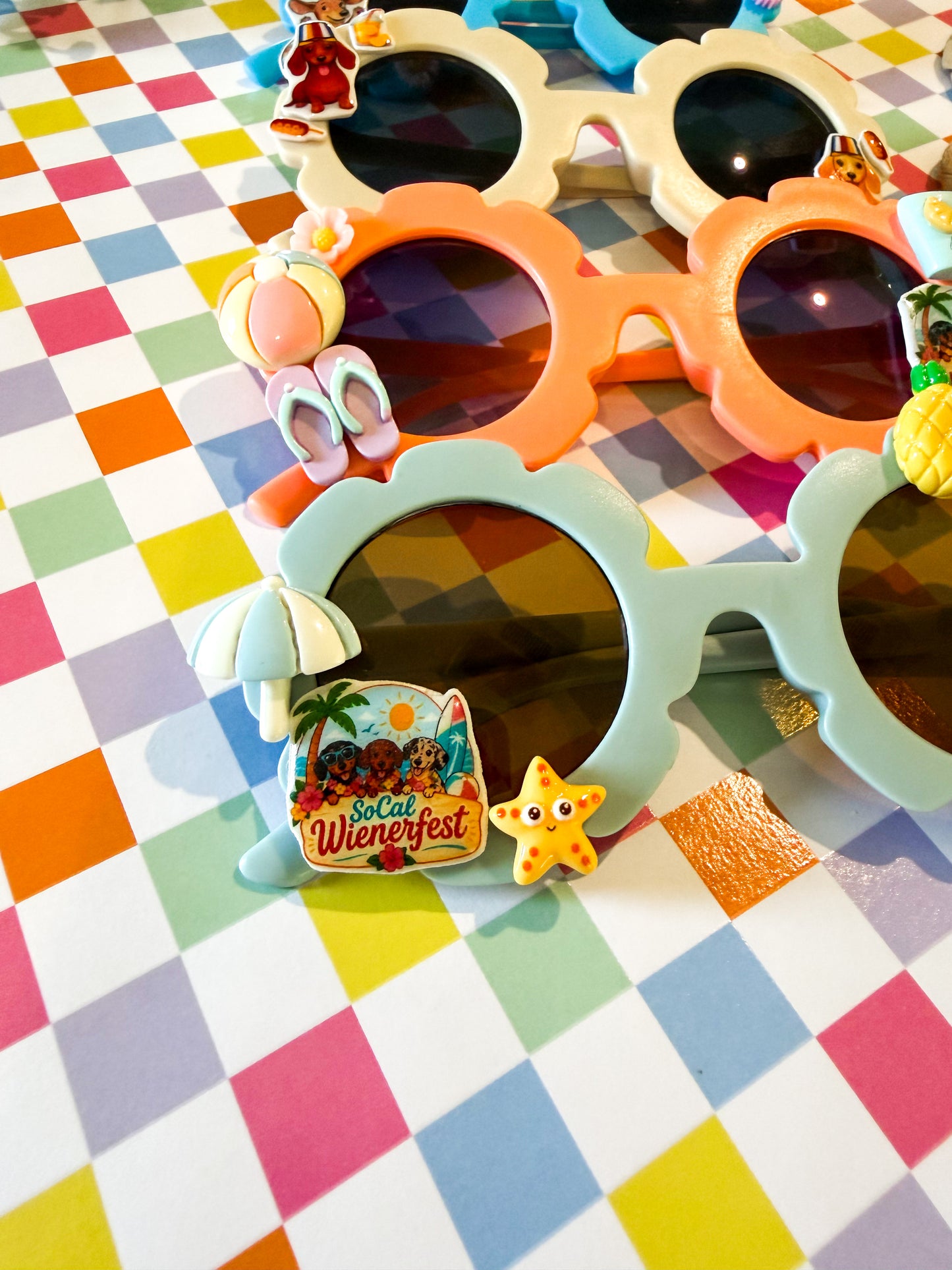5” Flower Sunglasses-Full Customization