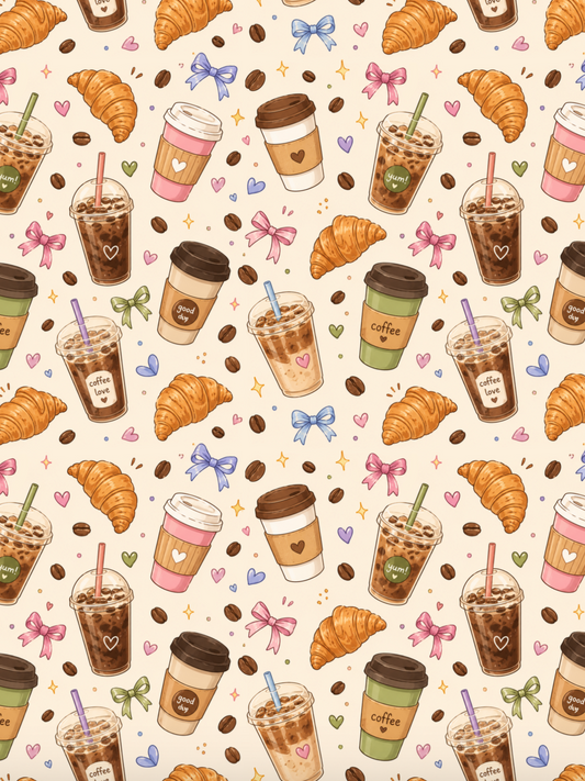 Croissant & Coffee | Bows | Bandanas | Butterfly Bow | Hat & More