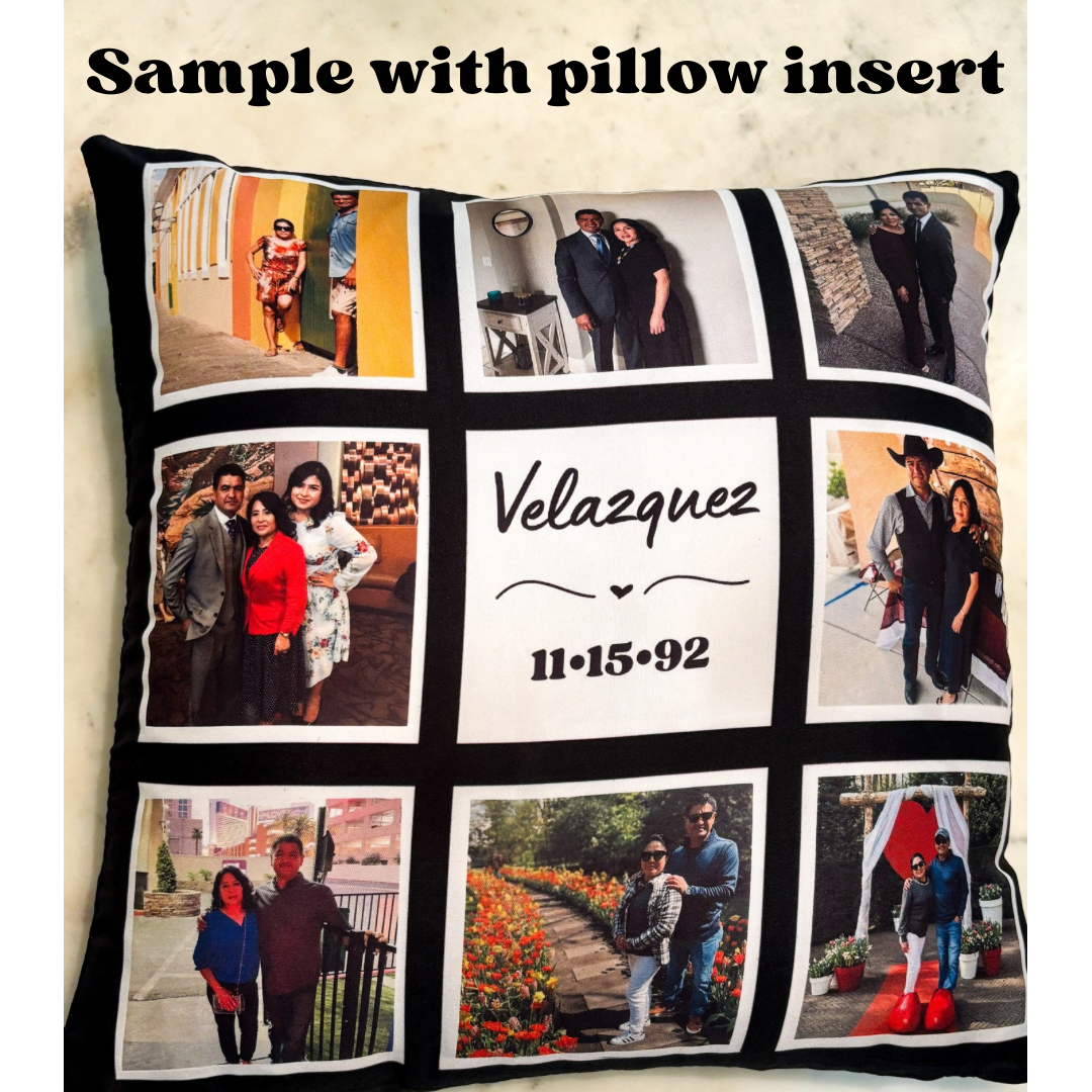 Personalized Pet Pillow Cover (no pillow included)