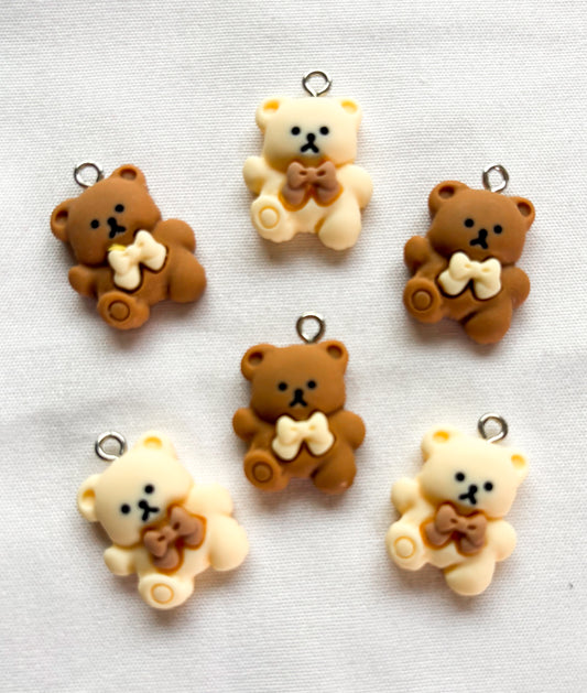 Teddy Bear~ Charms for Bows/Collars & Bandanas