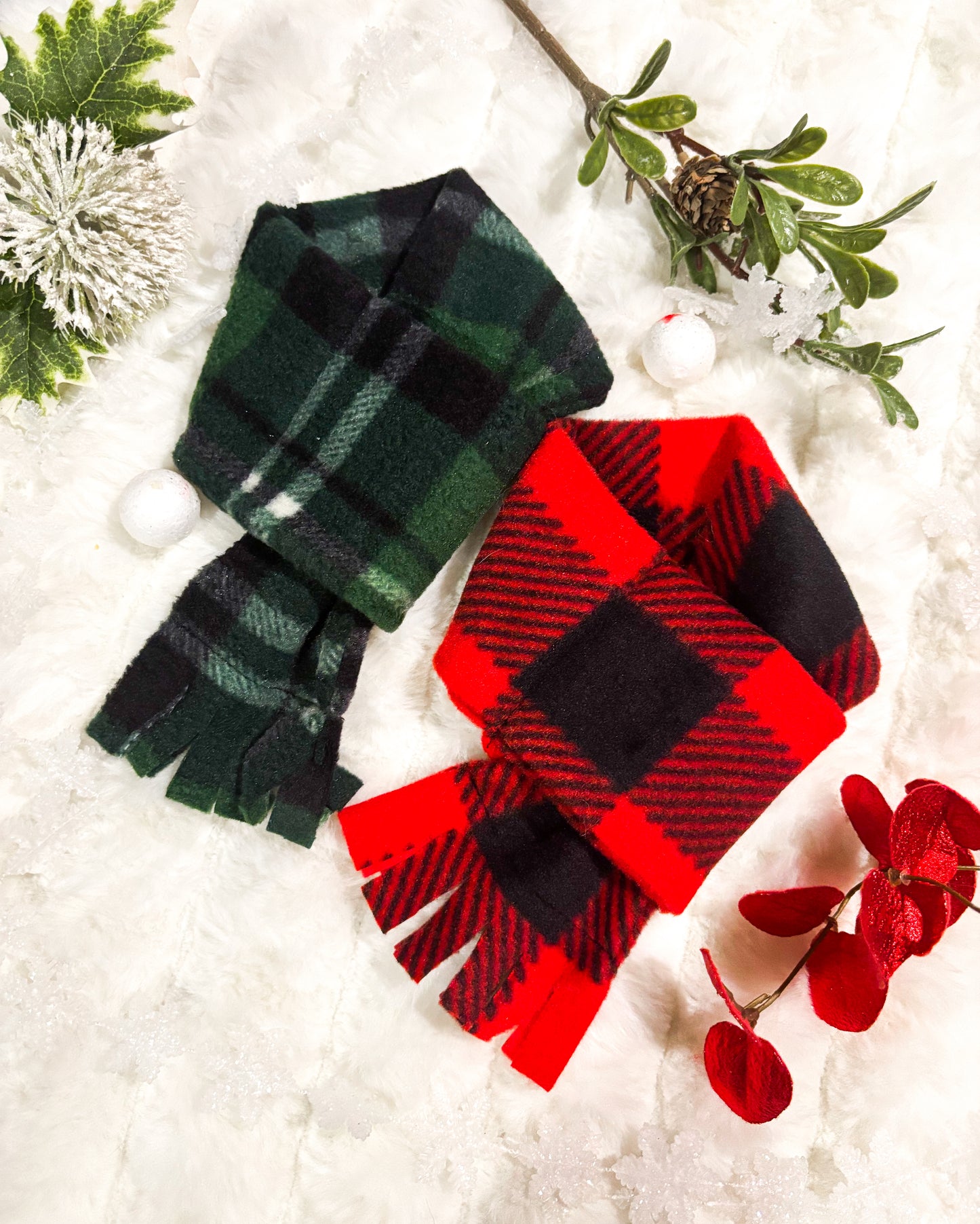 Adjustable Winter Dog Scarf | Fleece Scarf | Plush Fleece | Hassle free Dog Scarf | Adjustable Pet Scarf| Dog Neck Warmer | Dog Winter Clothes