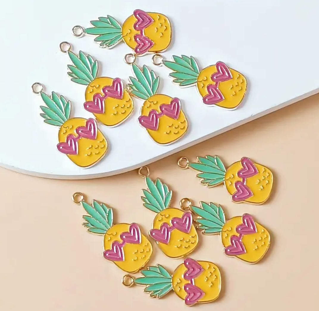 Pineapple charms