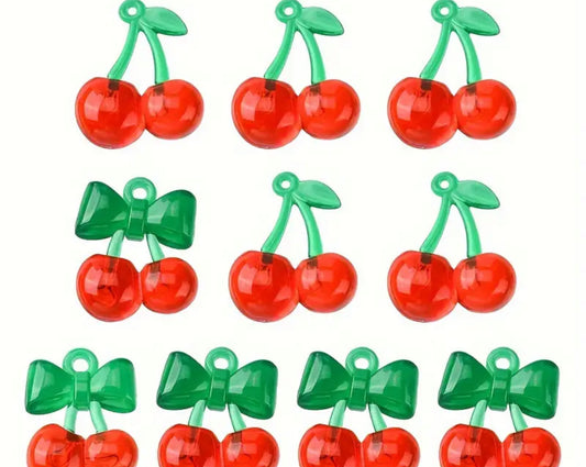 Cherry Charm~ Charms for Bows/Collars & Bandanas