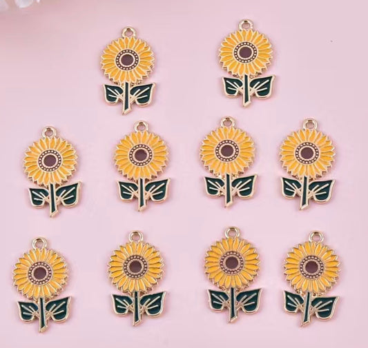 ADD ON-Fall Charms | Sunflowers