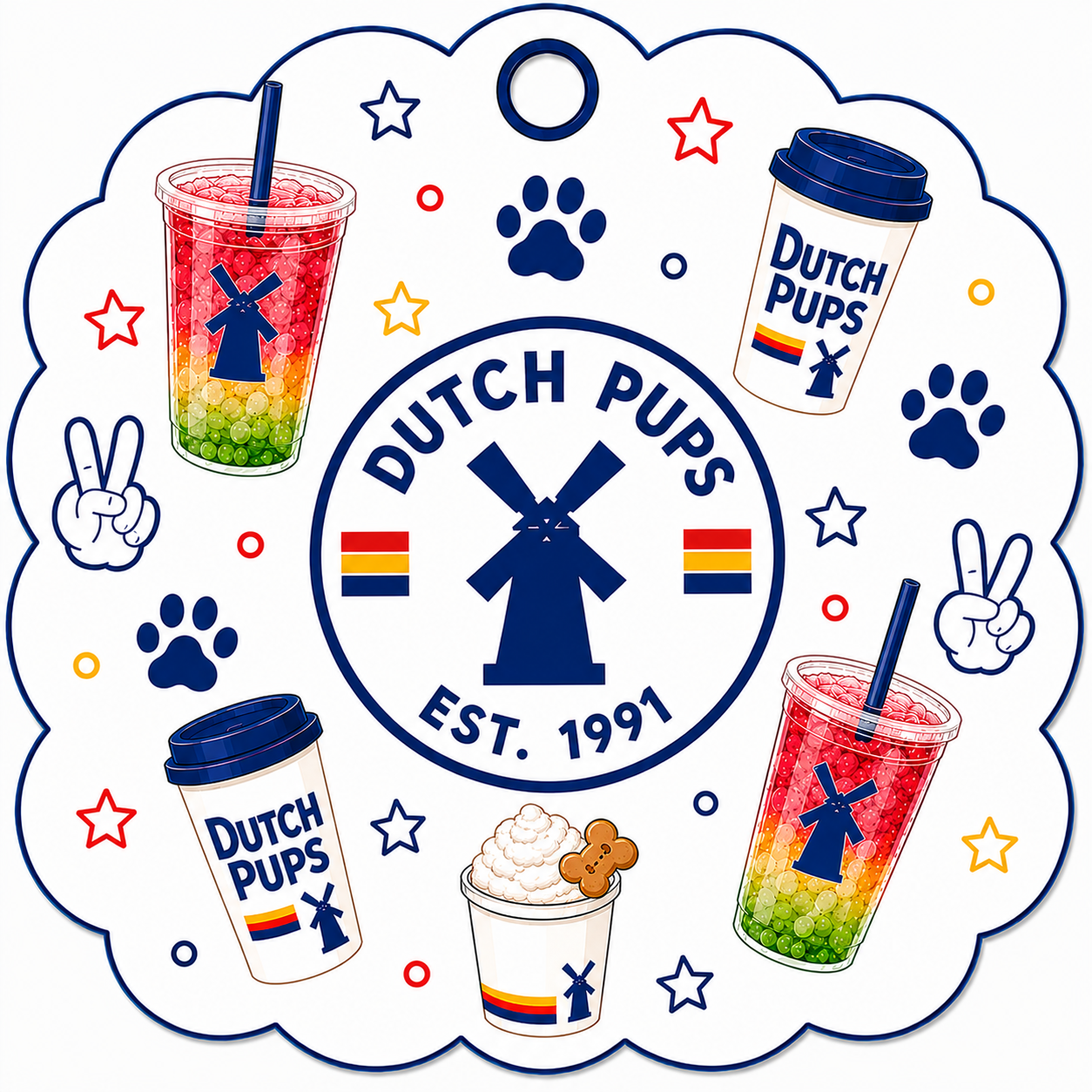 Theme charms to match Wag & Snack