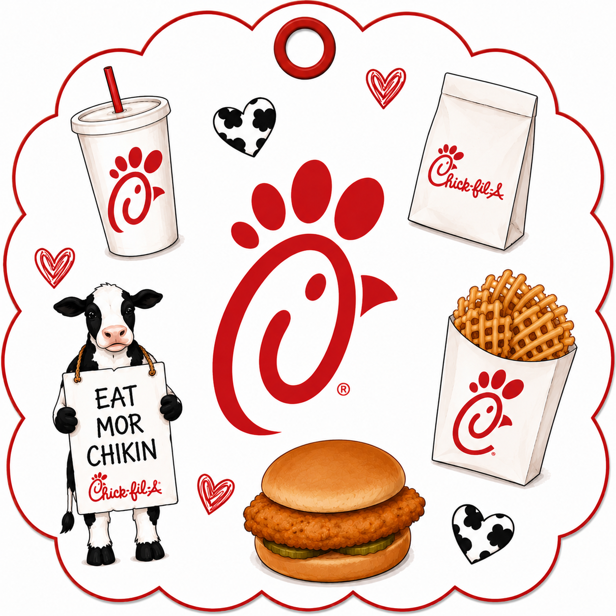 Theme charms to match Wag & Snack