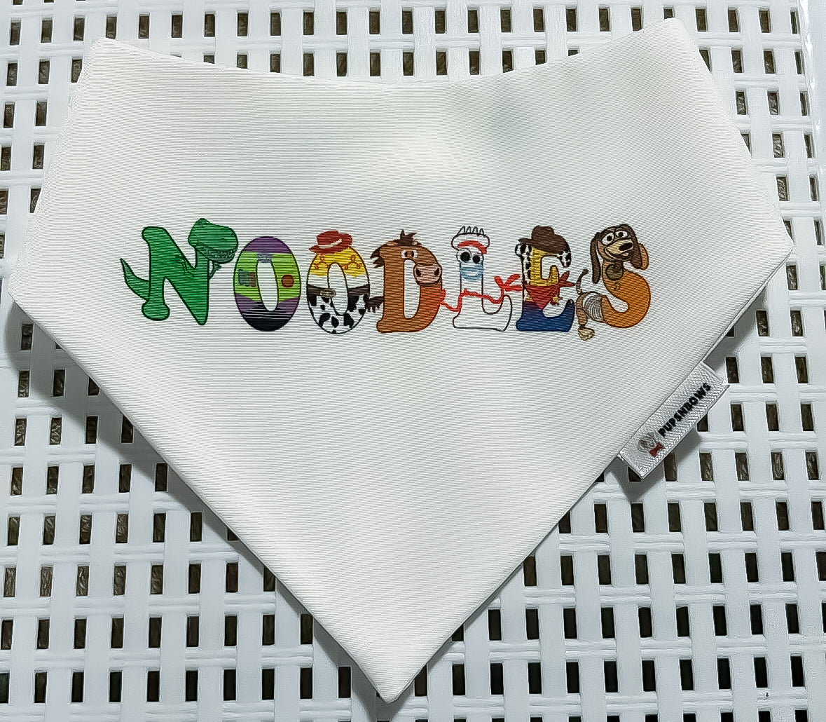 Toy Story Name Bandana / Personalized / Customizable