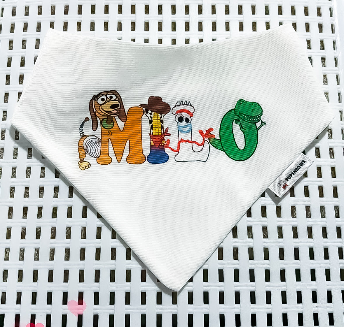 Toy Story Name Bandana / Personalized / Customizable