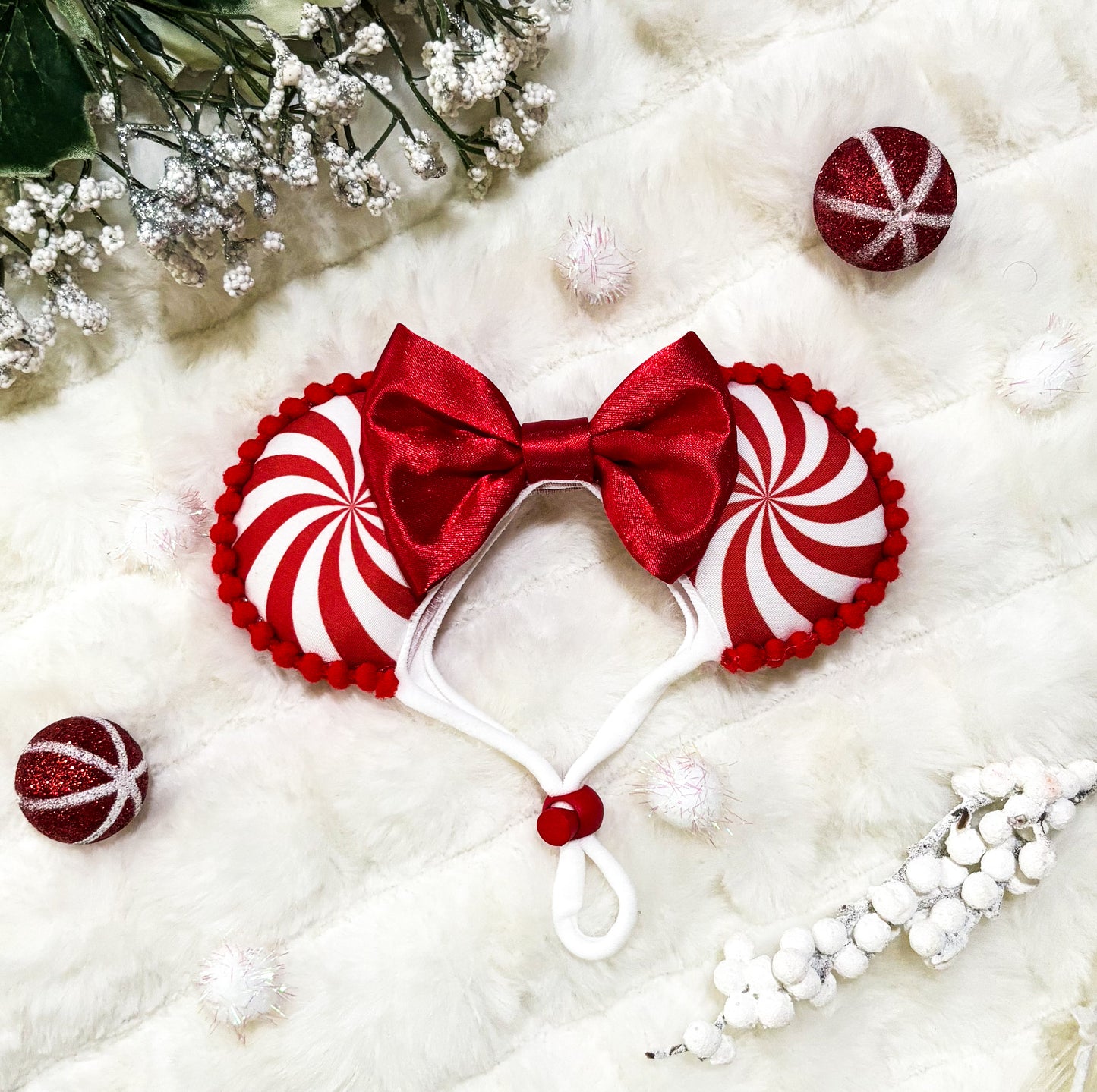 Peppermint Swirl Disney Ears