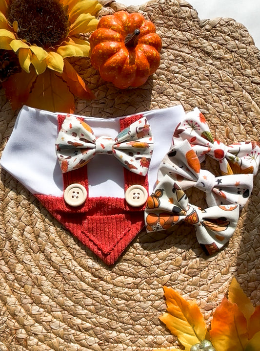 Fall Boy Overalls | Exchangeable Bow Tie Bundle of 4 Bow Ties | Corduroy Overalls | Fall Bows