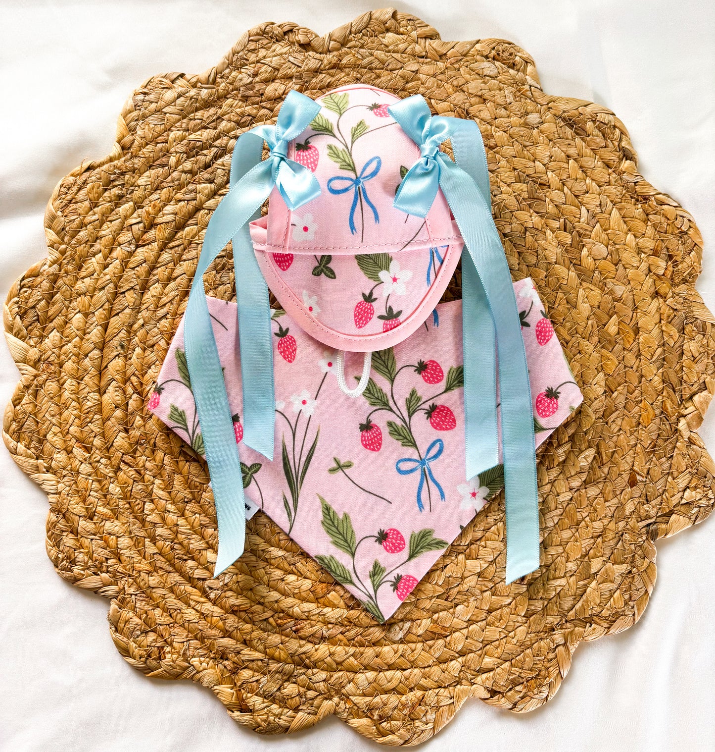Strawberry Garden | Daily Print | Bows | Bandanas | Butterfly Bow | Hat | Collars & More