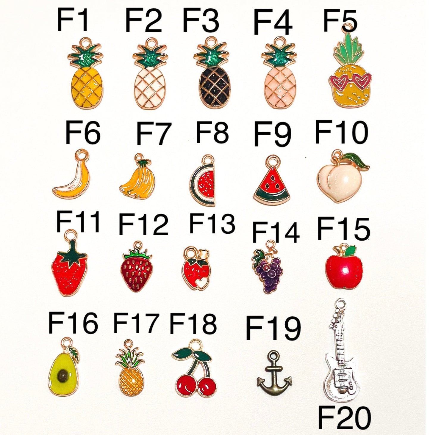 ADD ON-Charms | Fruits | Butterfly | Unicorn | Bee