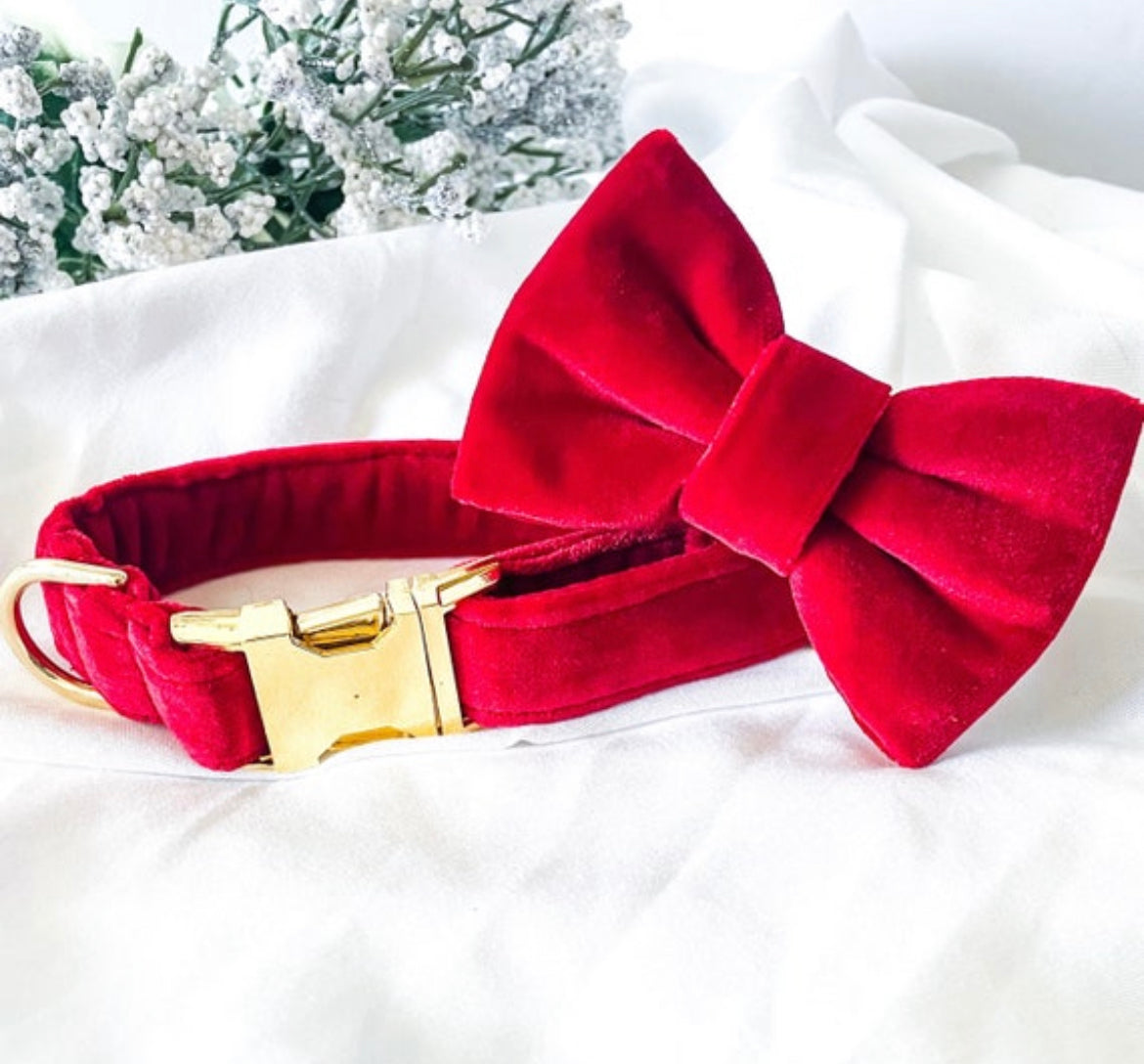 Red Velvet Bow | Velvet Sailor Bow