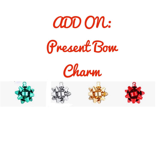 Winter Charm ADD ONS ~ Charms for Bows/Collars & Bandanas | Present Bows